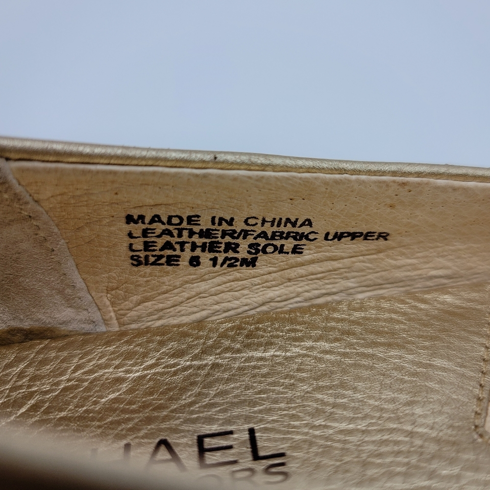 Michael Michael Kors Rose /Gold Sequin Loafers - Picture 14 of 16